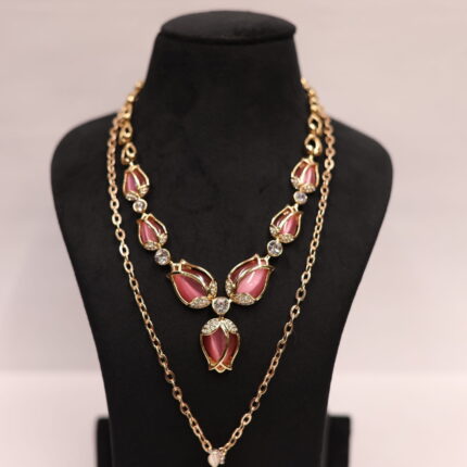 Floral Bow Necklace – Feminine Grace, Perfectly Tied